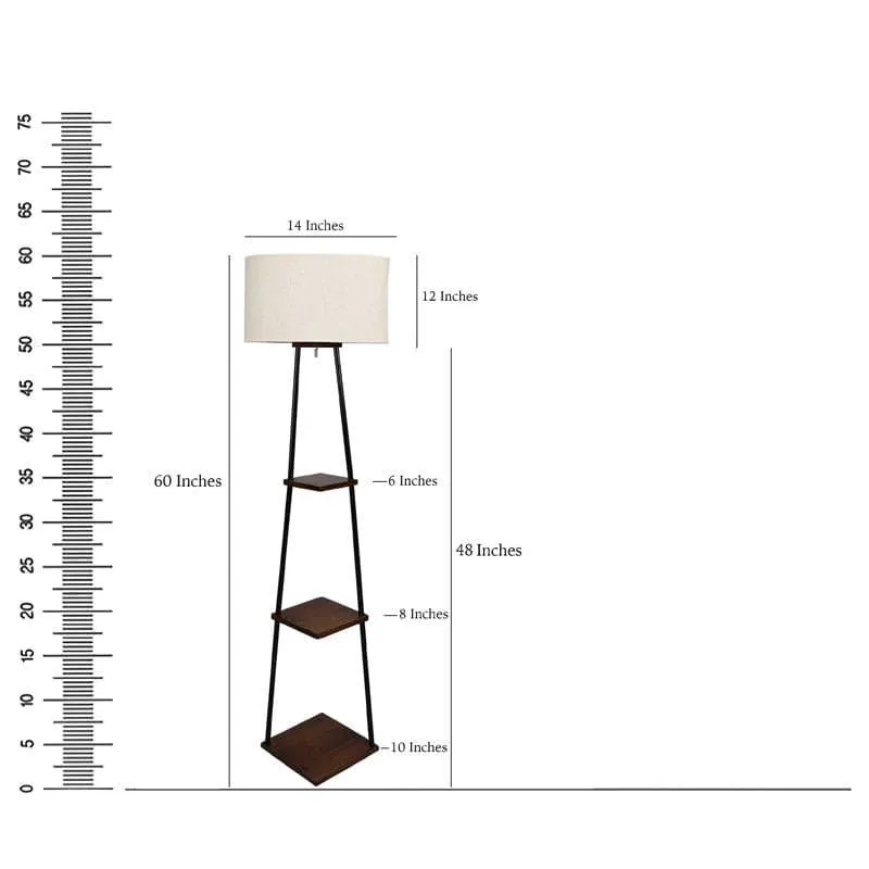 Seria Black Pyramid Floor Lamp media 8
