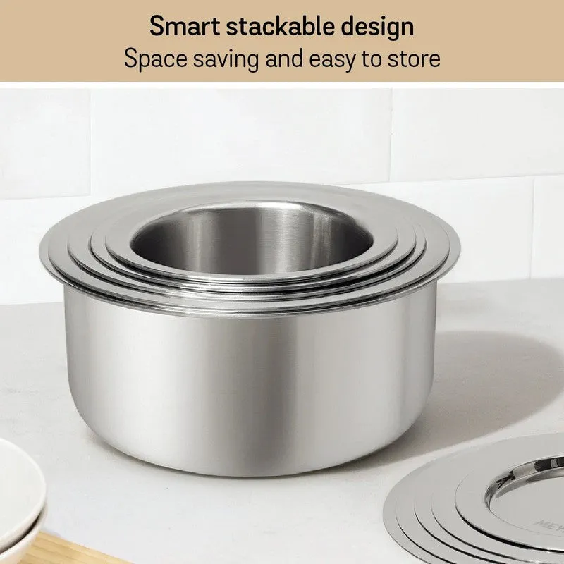 Meyer Stainless Steel Pateela with Lid - 3100 mL media 5