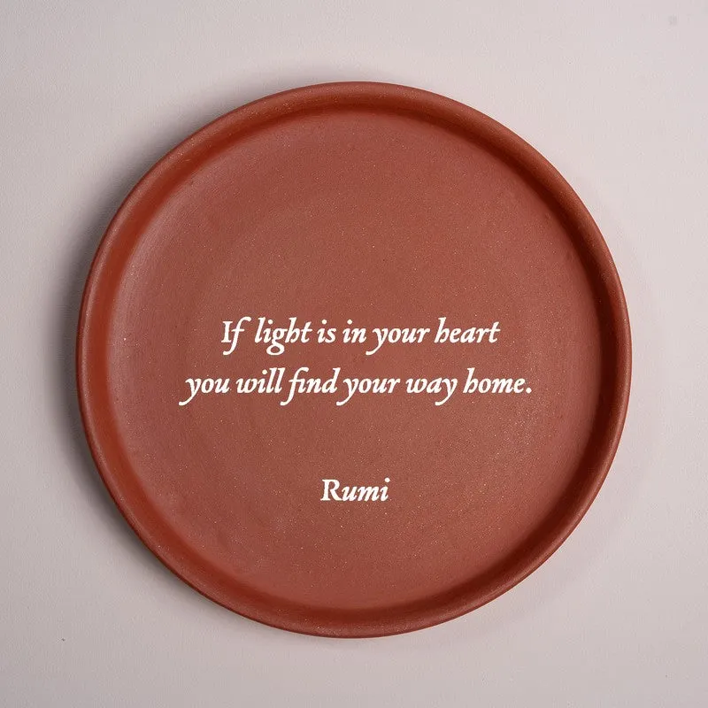Essence of Life Terracotta Wall Plate - Set Of Three media 5