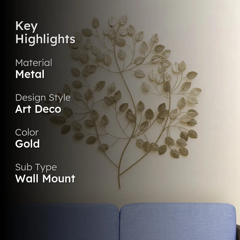 Autumn Leaf Metal Wall Accent media 2