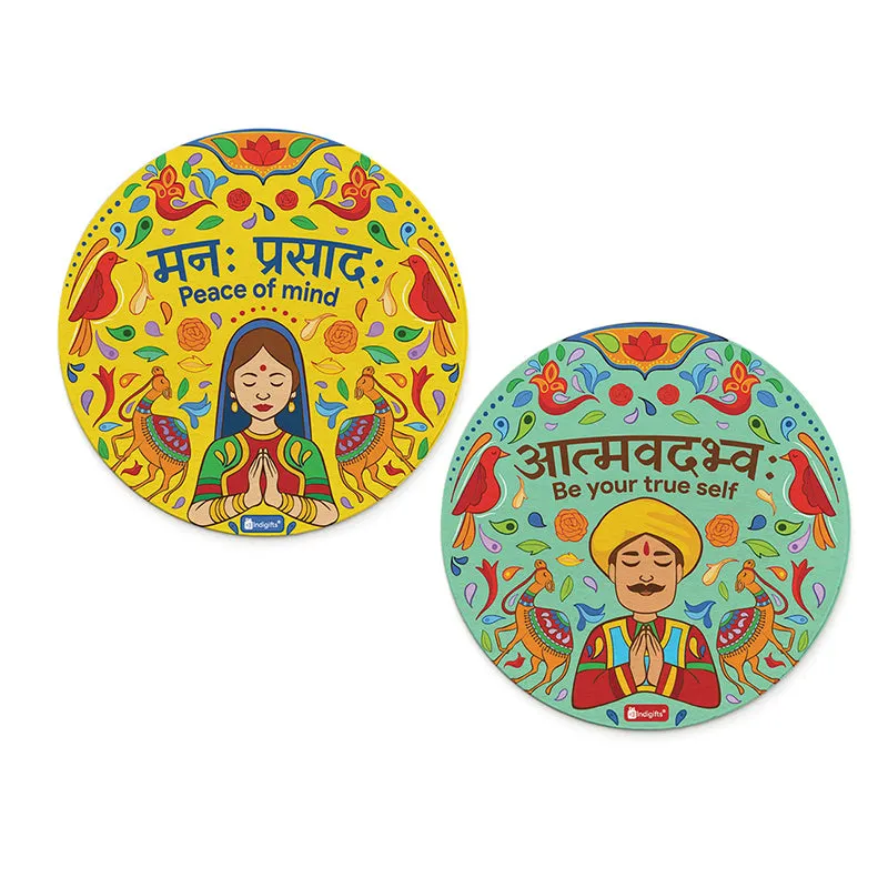 Man-Prasad MDF Coaster - Set Two media 5