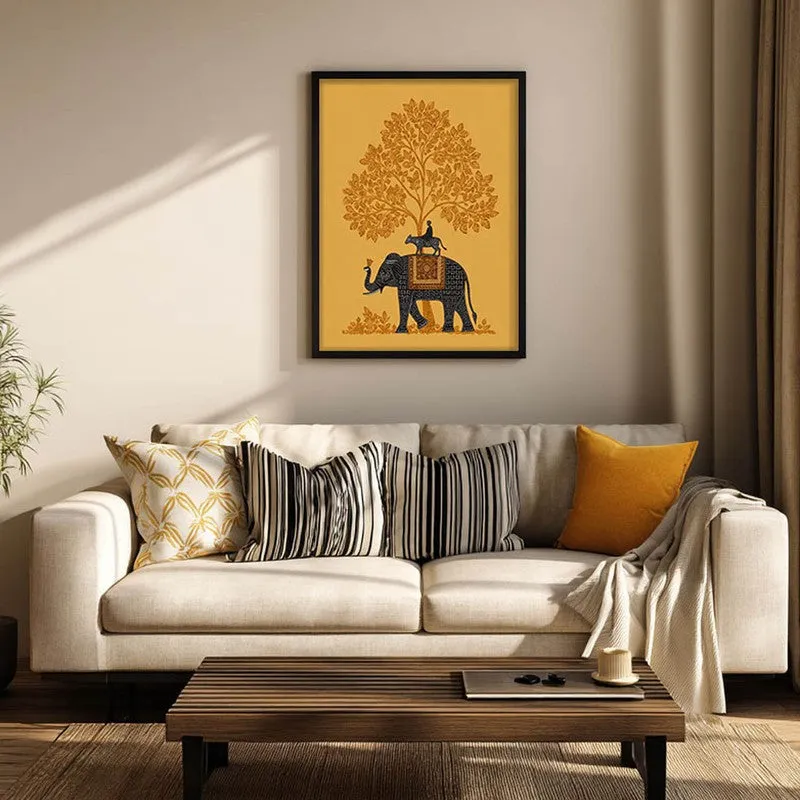 Vanraj Canvas Wall Painting With Black Frame media 5