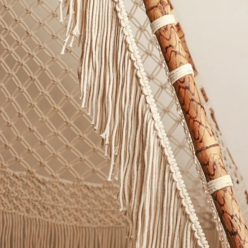 Boho Macrame Play Tent media 6