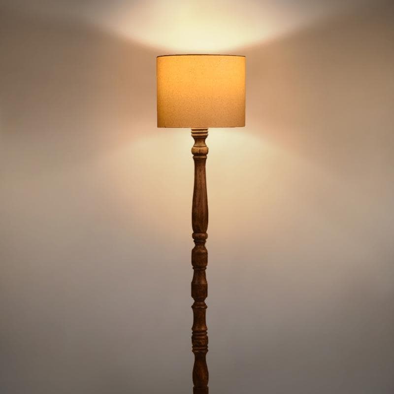 Classic Chic Vintage Stand Floor Lamp - White media 3