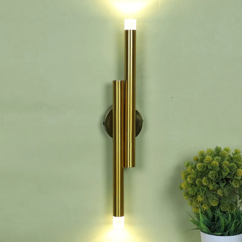 Pelid Tubular Iron Wall Lamp media 1