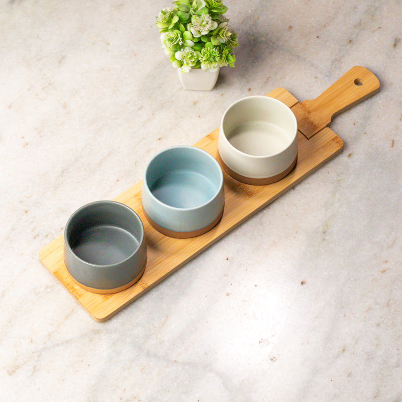 Azure Bliss Dry Fruit Container - Set Of Four