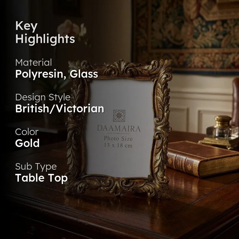Baroque Golden Photo Frame media 2