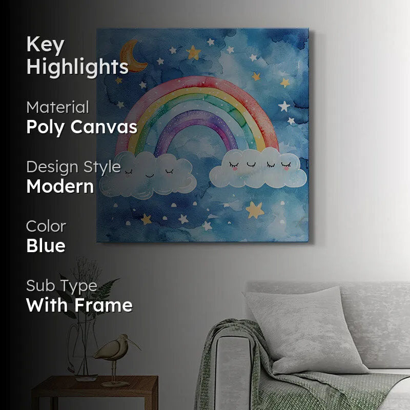 Rainbow Kid Room Wall Painting media 2