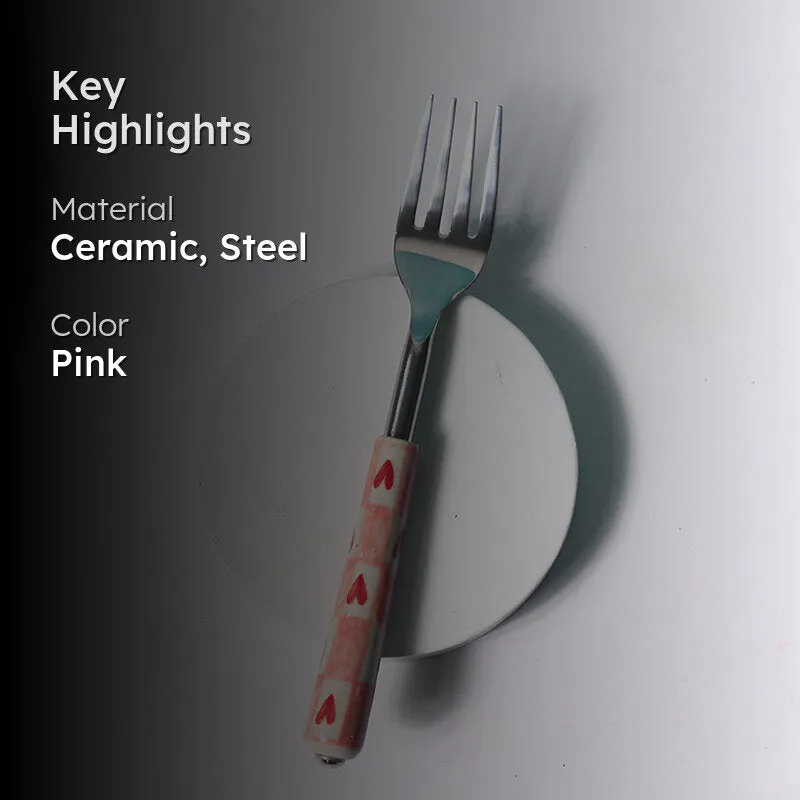 Donatella Fork With Ceramic Handle media 2