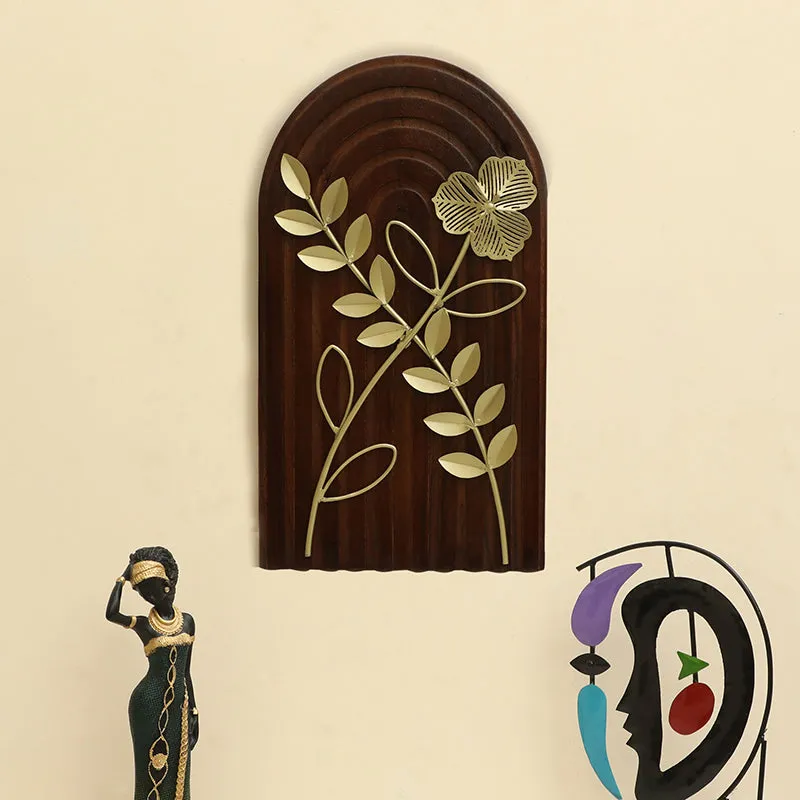 Michle Floral Metal & Wood Wall Accent media 1