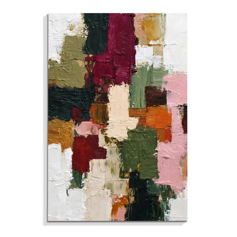 Intersecting Tones Abstract Canvas Wall Art media 3