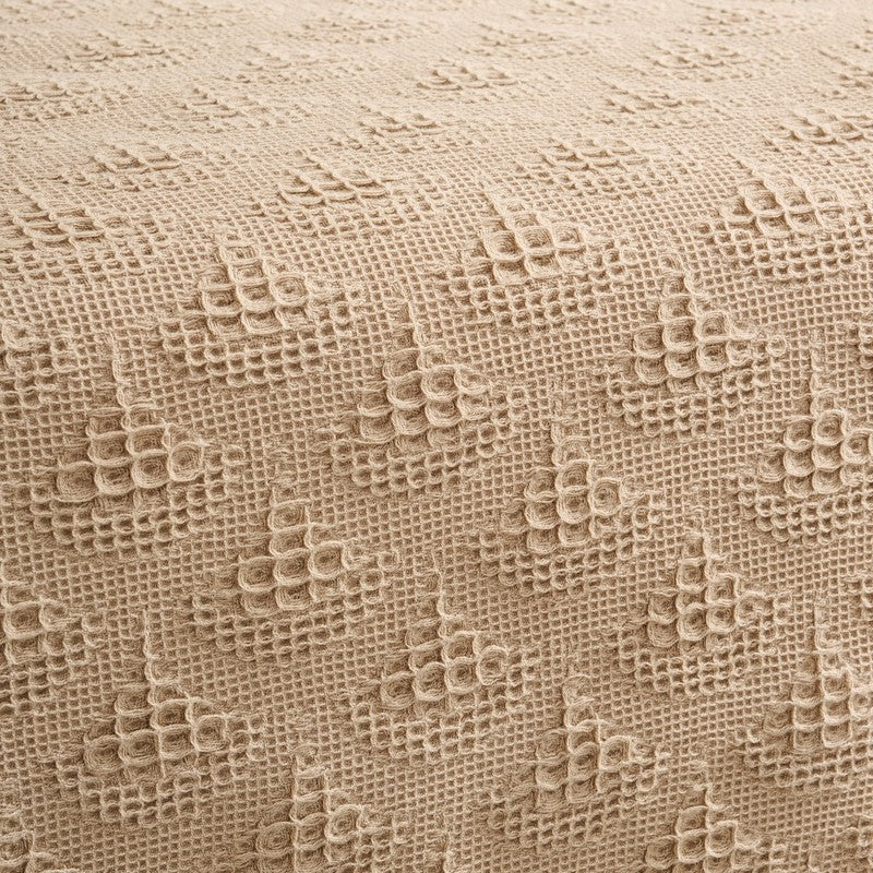 Geo Haven Cotton Bedcover (Beige) (350 Gsm) - Two Piece Set media 5