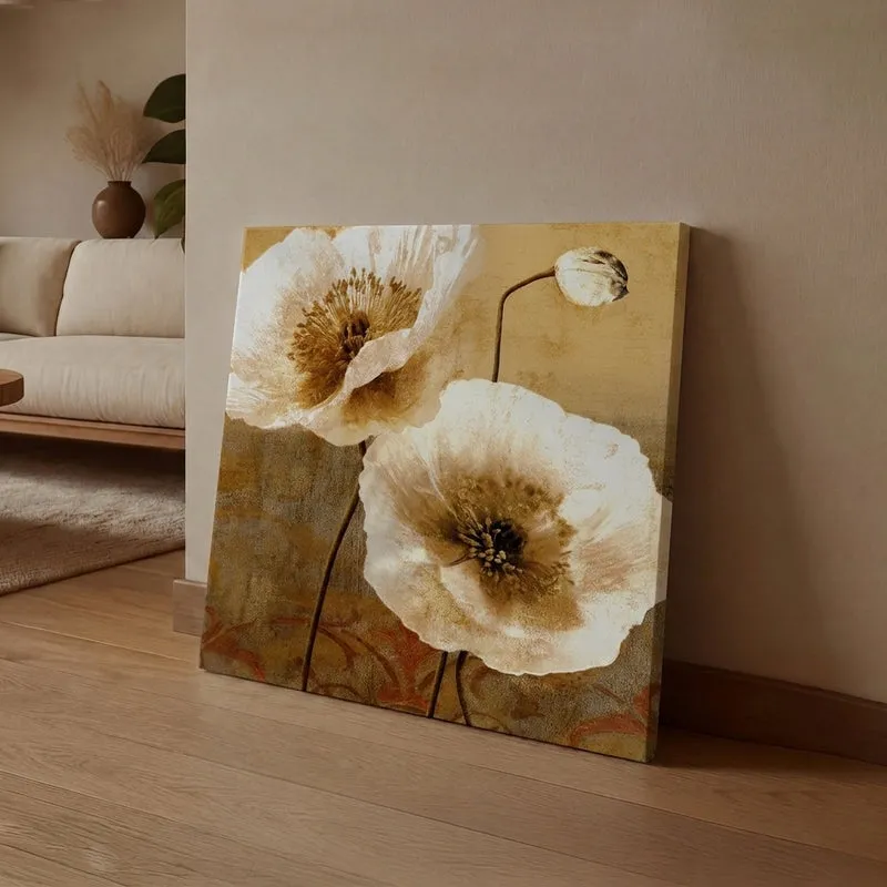 White Bloom Canvas Wall Art media 1