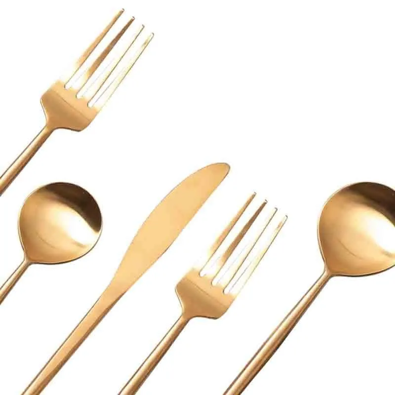 Miaa Cutlery (Gold)- Set Of Five media 3