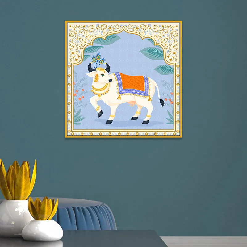Kamadhenu Arc Wall Art With Frame media 1