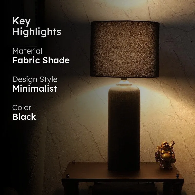 Bisara Boon Fabric Table Lamp - Black media 2