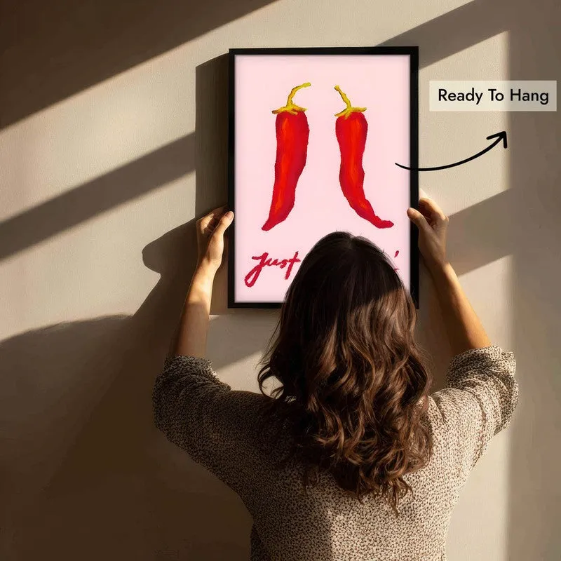 Just Chillin Archival Canvas Wall Art - Black media 6