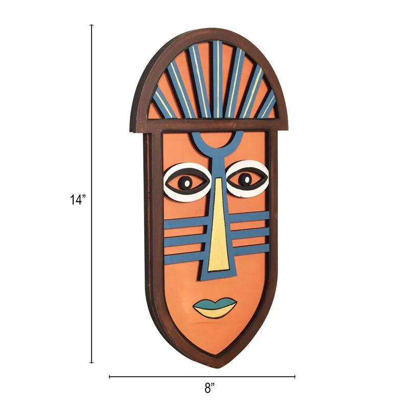 Kathir Mask Wooden Wall Accent media 6