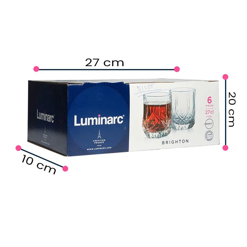 Luminarc Brighton Whiskey Glass (270 mL) - Set Of Six media 7