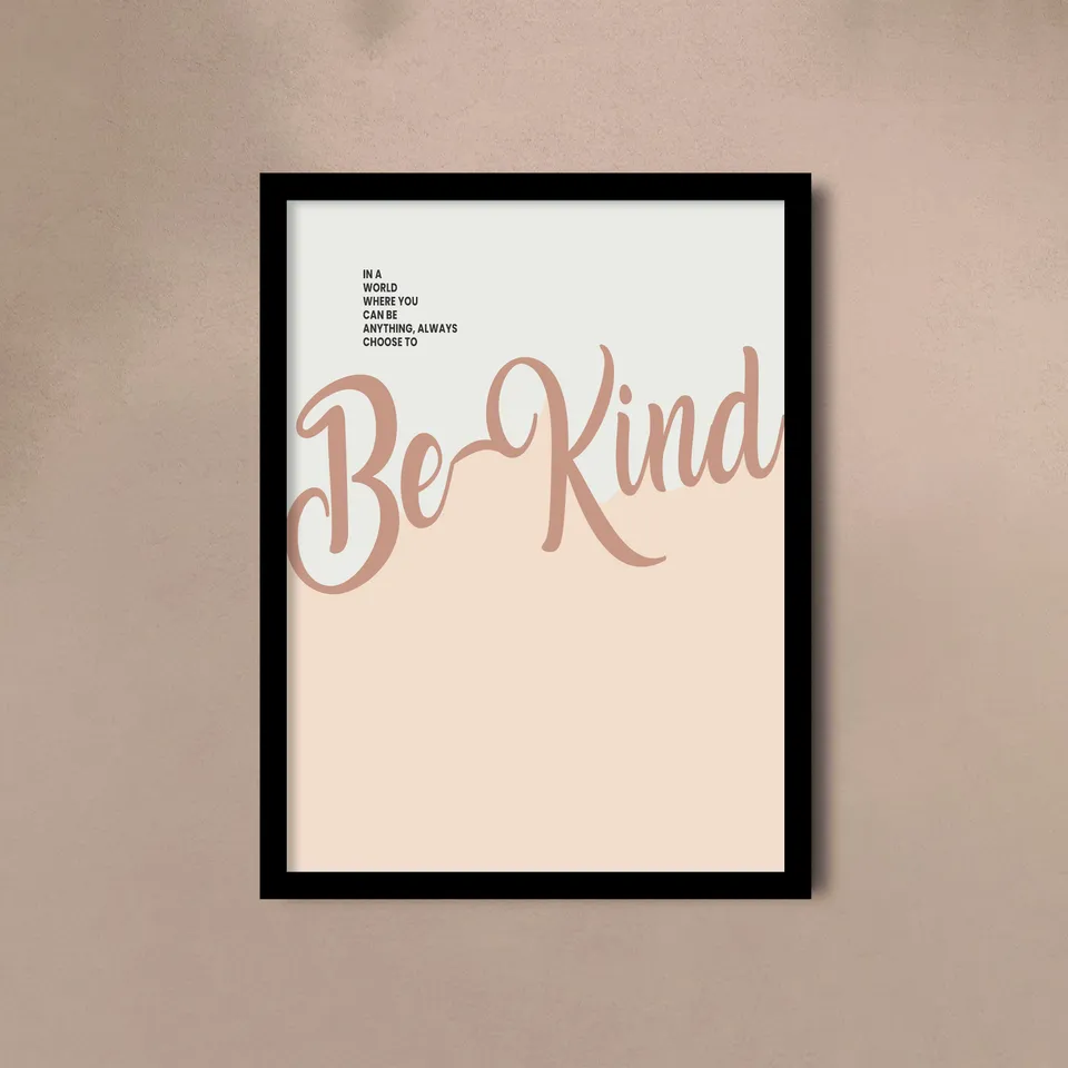Inspirational Word Wall Painting With Frame - Set Of Four media 11