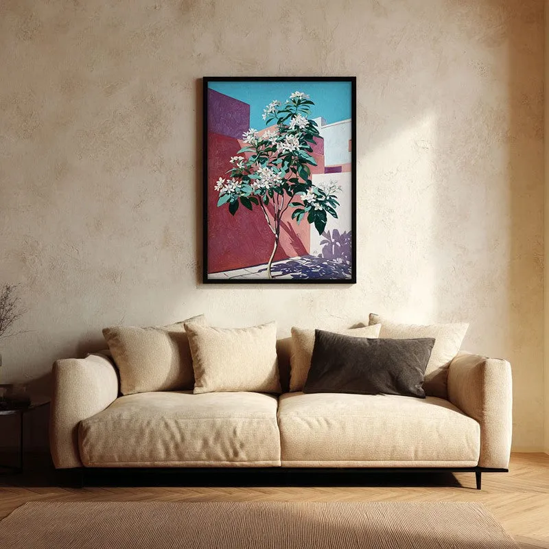 Leafora Canvas Wall Painting With Black Frame media 1