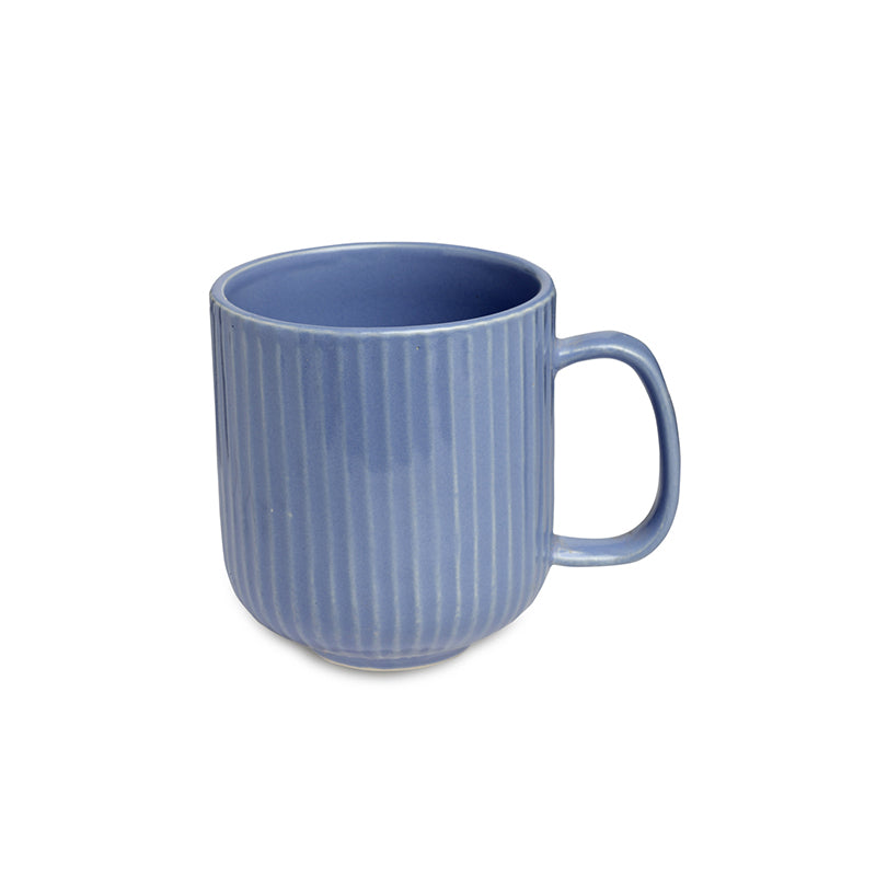 Vantera Purple Ceramic Mug And Tray (220 mL Each) - Three Piece Set media 4