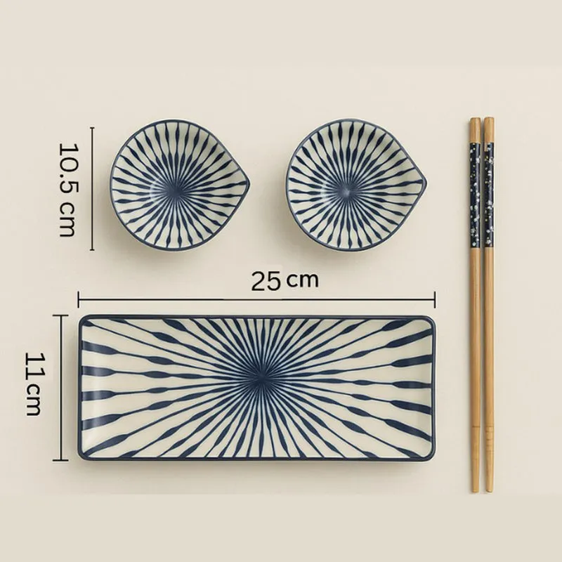 Grace Feast Ceramic Dinner Set (70 mL Each) - 7 Piece Set media 7