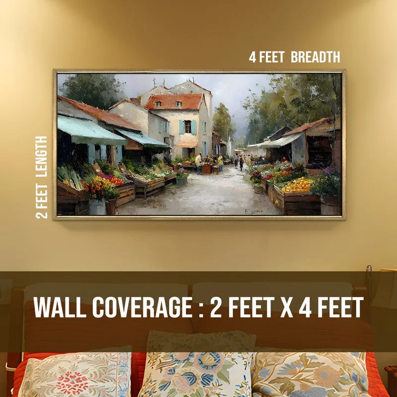 Vintage Europe Produce Street Wall Art media 8