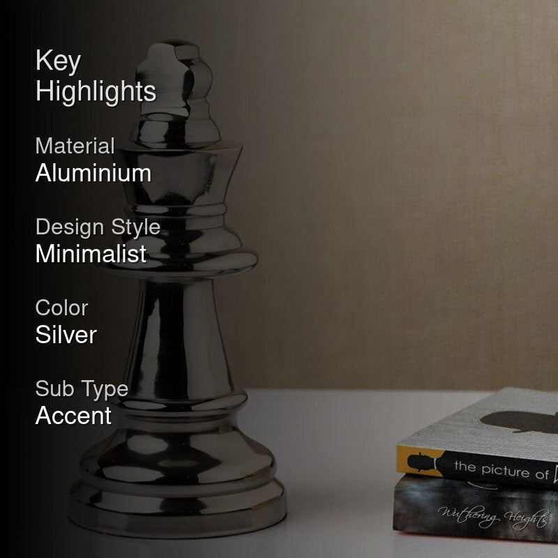 The Chess King Showpiece - Silver media 2