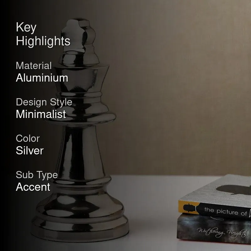 The Chess King Showpiece - Silver media 2