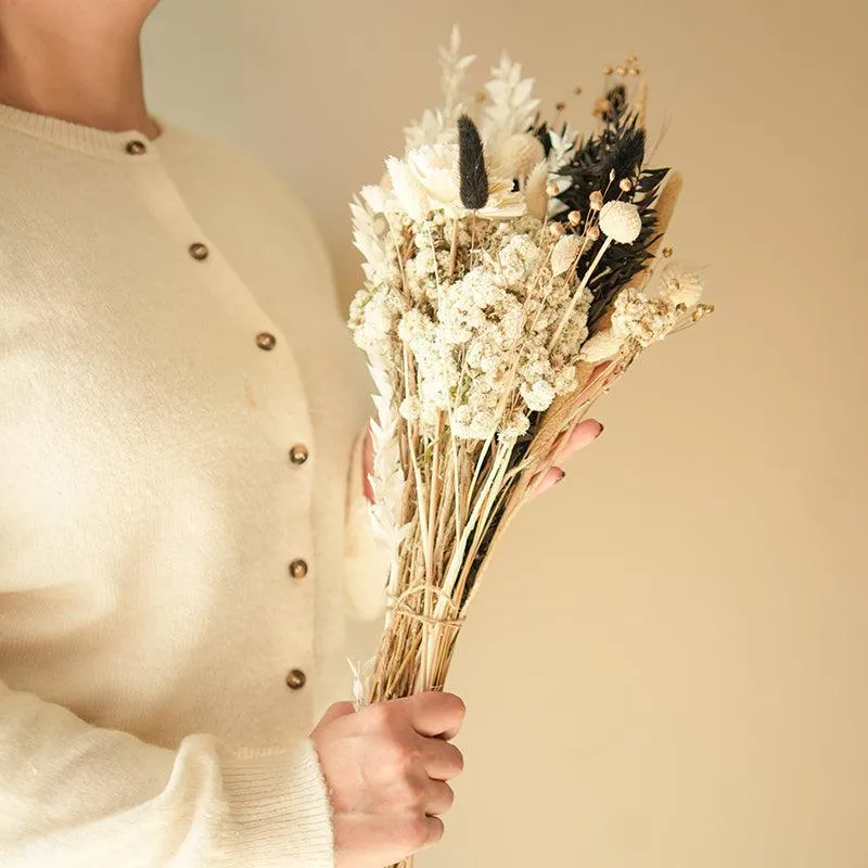 Neutral Blossoms Dried Flower Bunch media 1