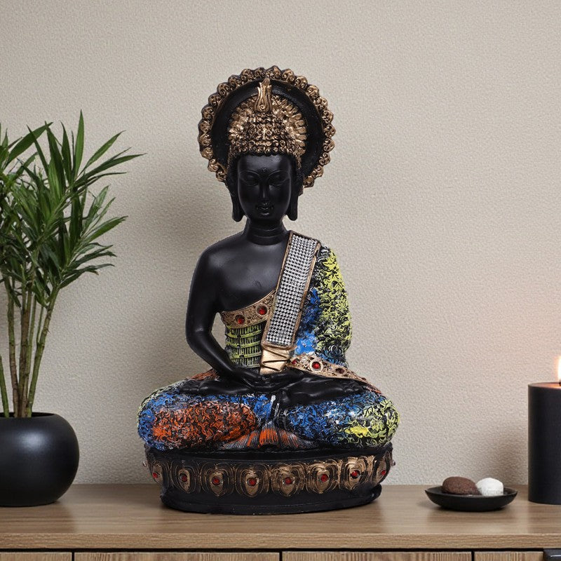 Dhyana Buddha Polyresin Idol
