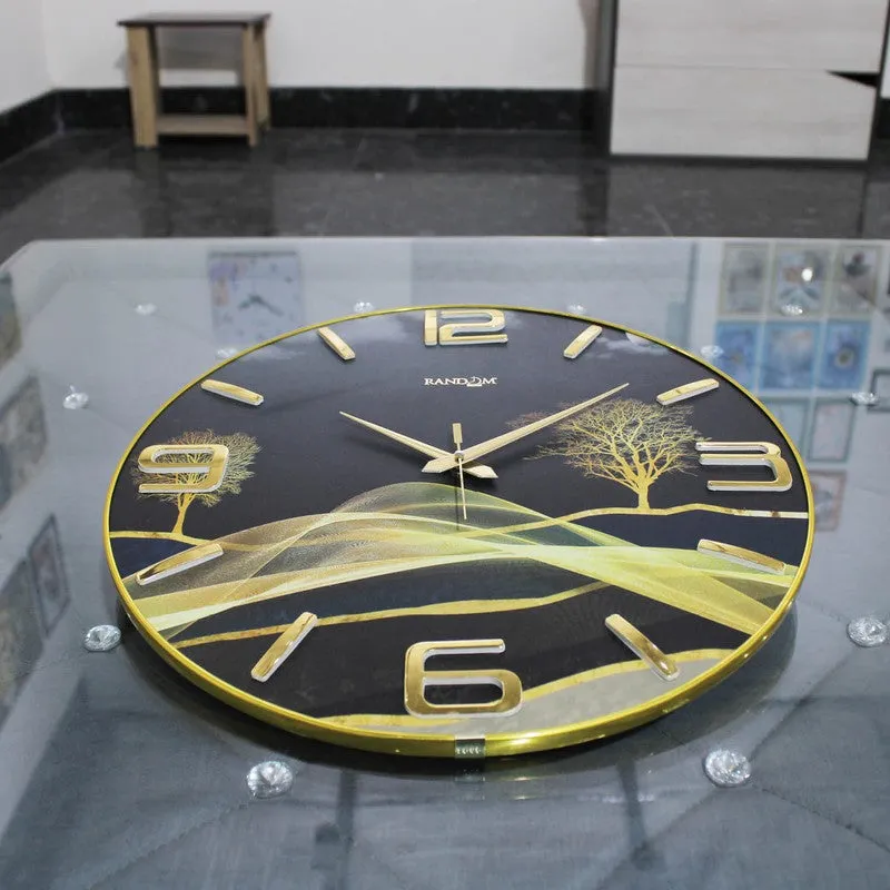 Lunexa MDF Analog Wall Clock media 6