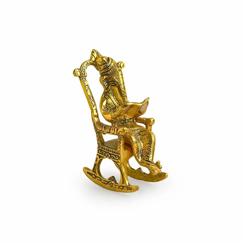 Ganesha Dhyan Handcrafted Idol media 3