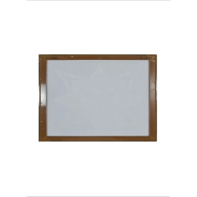 Rear view of the rectangular framed canvas wall painting