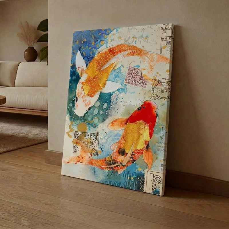 Koi Reverie Wall Art Without Frame
