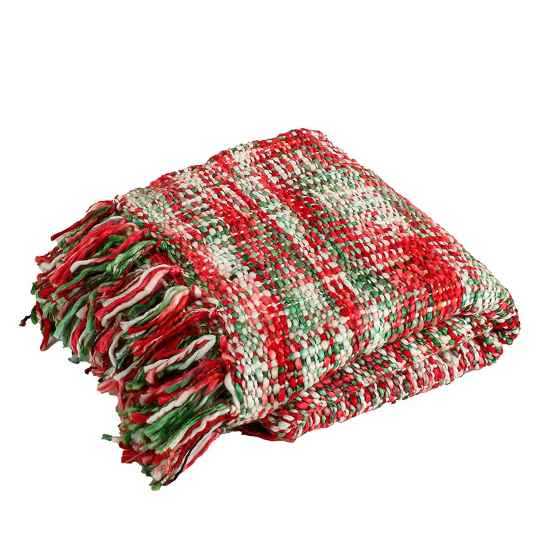 Vibrato Acrylic Throw - Red,Green media 3