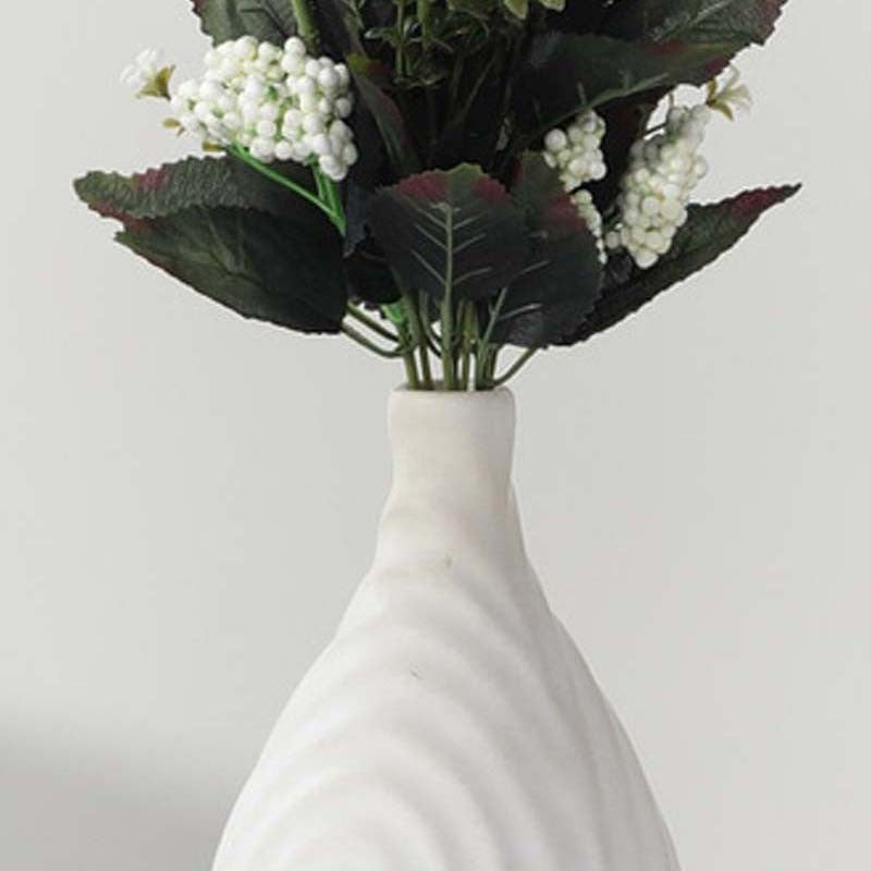 Artificial Camellia Rose Flower Bunch - Purple media 3