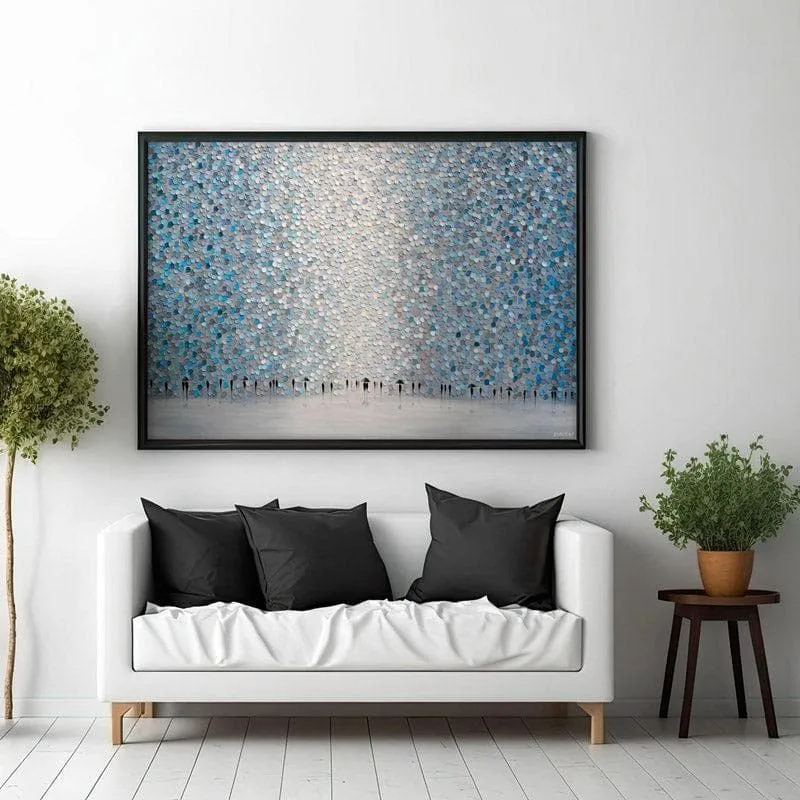 Dreaming Glam Canvas Wall Painting - Black Frame media 3