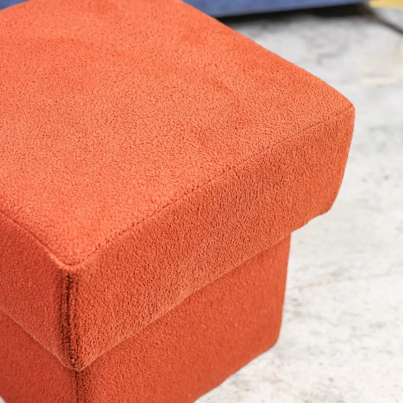 PlushPod Ottoman  Red media 7