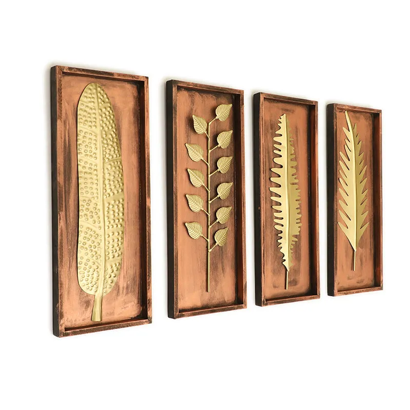 Aurum Botanica Metal Wall Accent - Set Of Four media 3