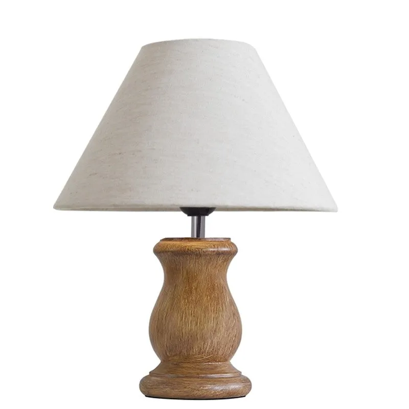 CleanGlow Wooden Table Lamp - White media 3