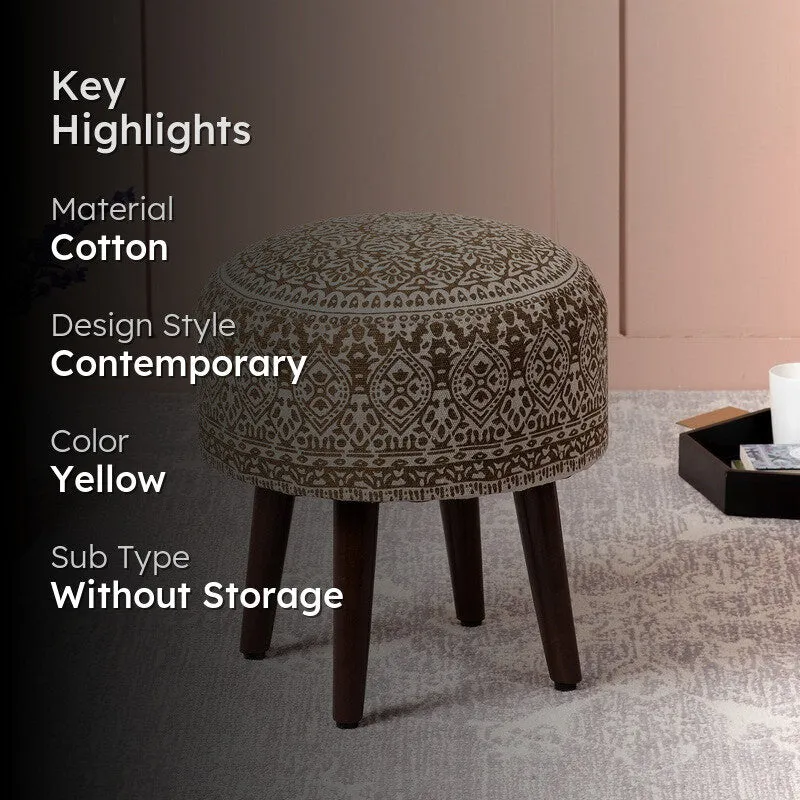Pure Ease Ottoman - Yellow media 2