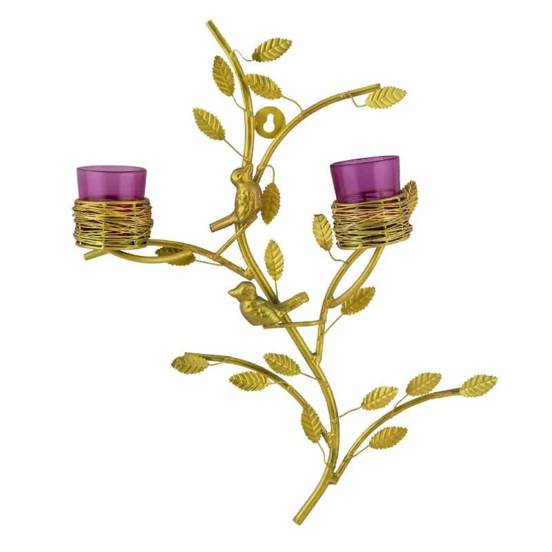Aurum Stem Candle Holder Votive - Pink media 3