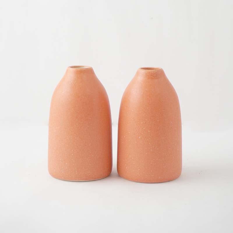 Blush Bang Ceramic Vase - Set Of Two media 5