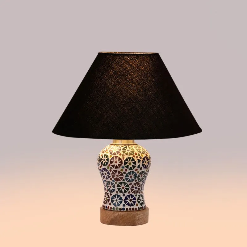 Calira Wooden Table Lamp - Multicolor media 7
