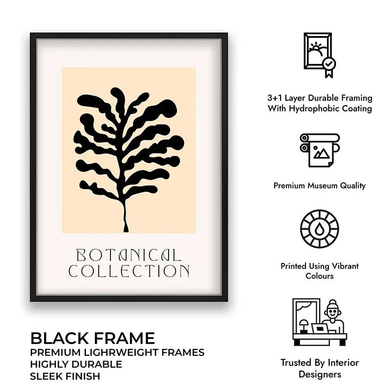 Wild Frond Canvas Wall Painting With Black Frame media 9