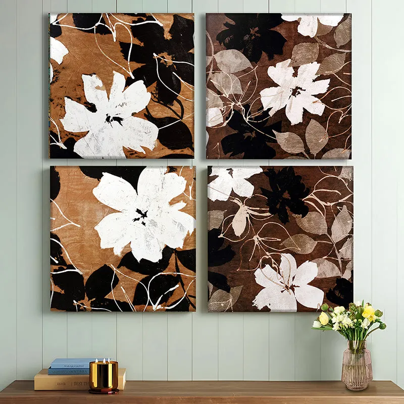 Petal Impressions Wall Art - Set Of Four media 1