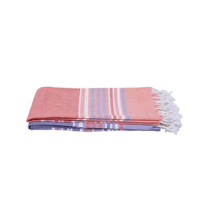 Jadore Bath Towel (Peach & Lilac) - Set Of Two media 3