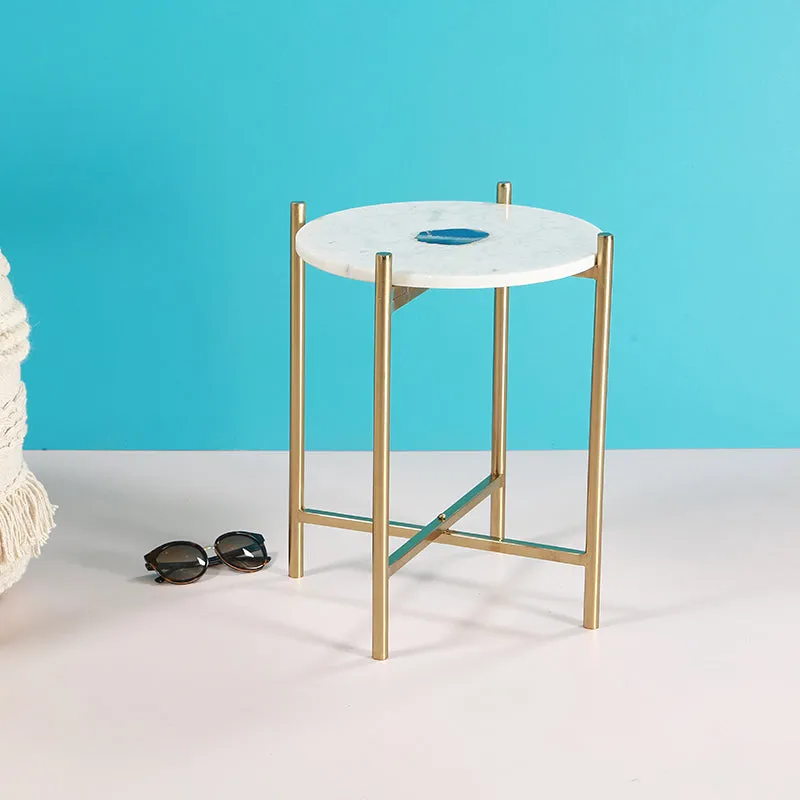 Agatera Marble Side Table media 3
